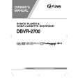 FUNAI DBVR-2700 Manual de Usuario
