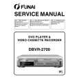 FUNAI DBVR2700 Manual de Servicio